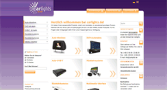 Desktop Screenshot of carlights.de